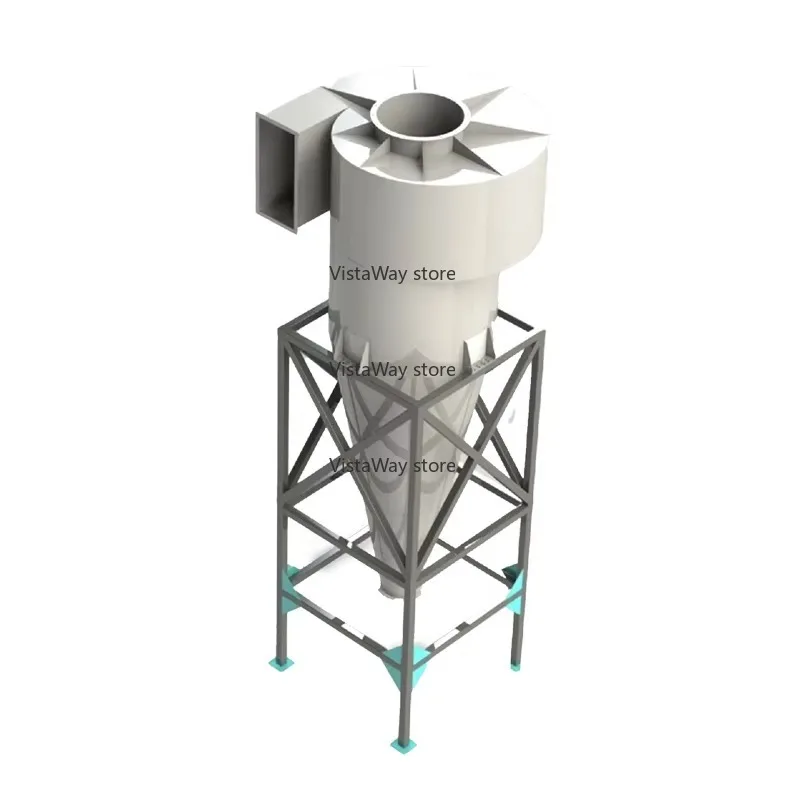Yite Carbon Steel Industrial Cyclone Separator Vacuum Cleaner Cyclone Dust Extractor Cyclone Dust Collector