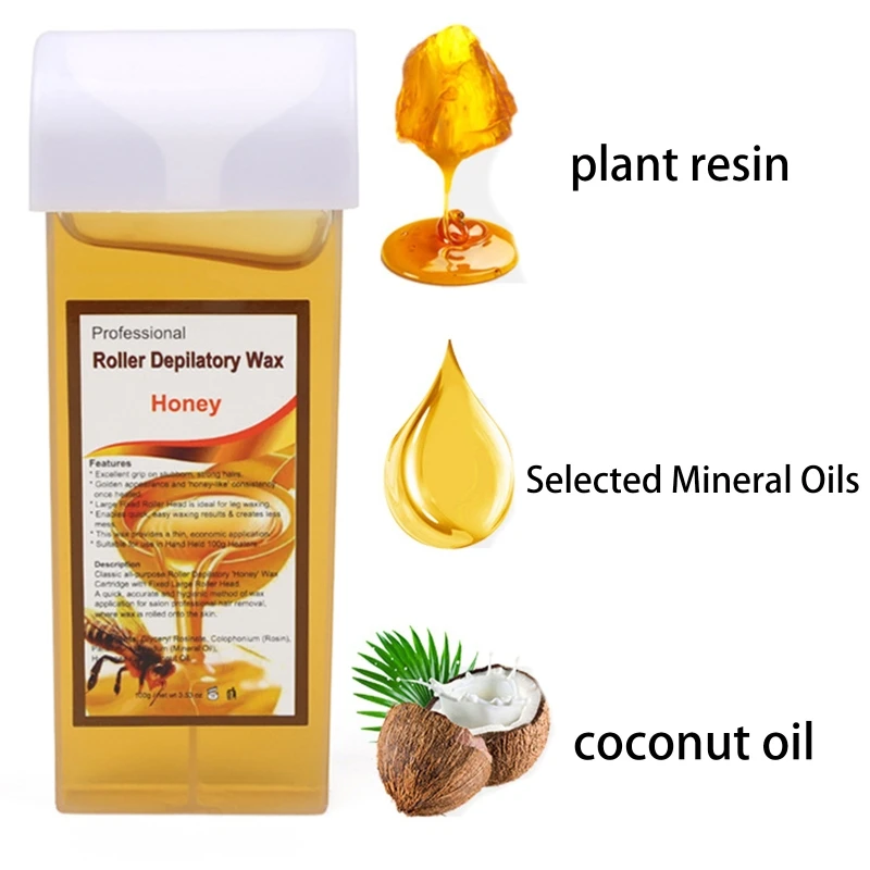 100g cera depilatoria delicata Non irritante crema depilatoria calda cartuccia di cera cera d'api Warmer ceretta per donna uomo Dropshipping