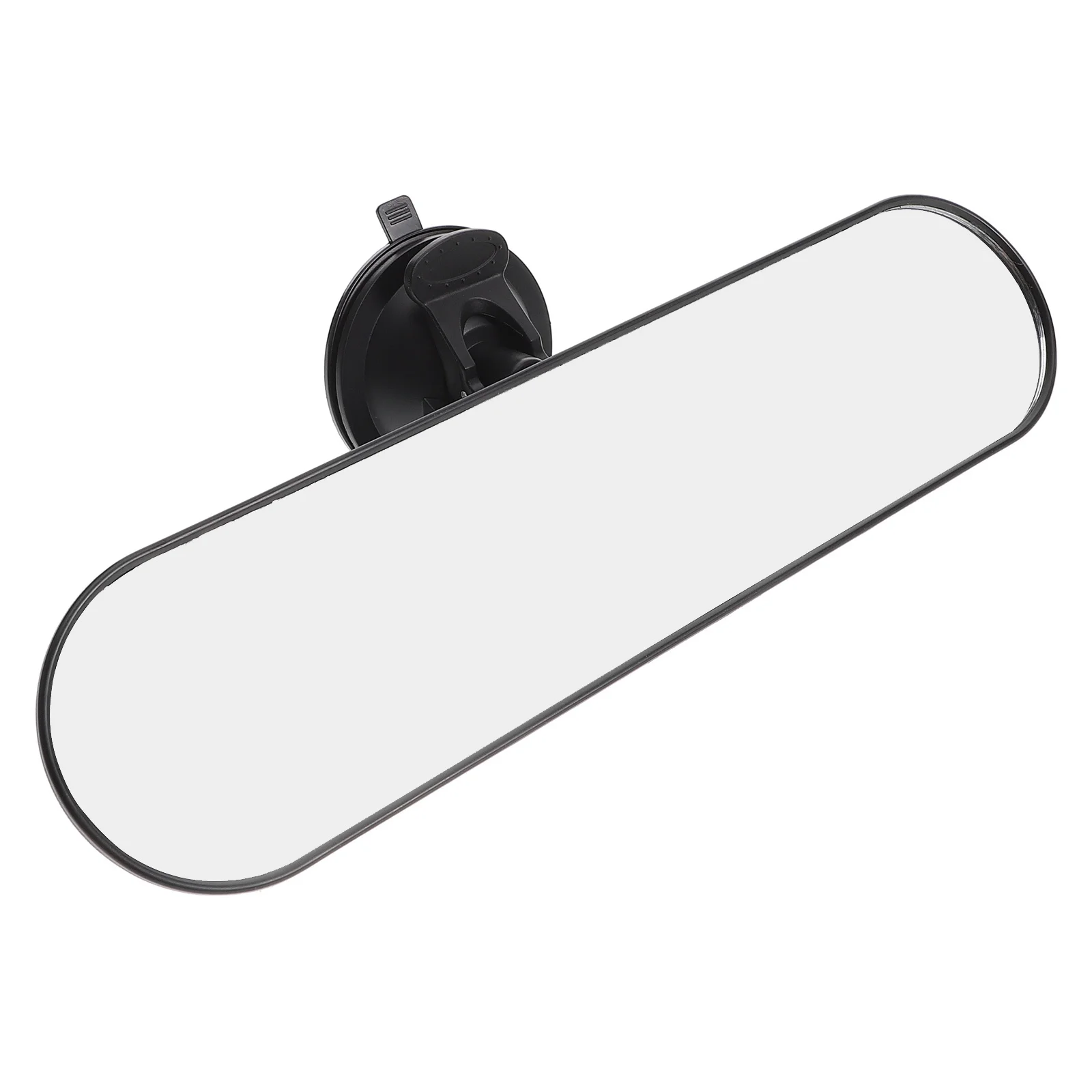 Espejo trasero universal para automóvil con diseño giratorio de montaje con ventosa para una visibilidad envolvente completa y una fácil instalación en el vehículo