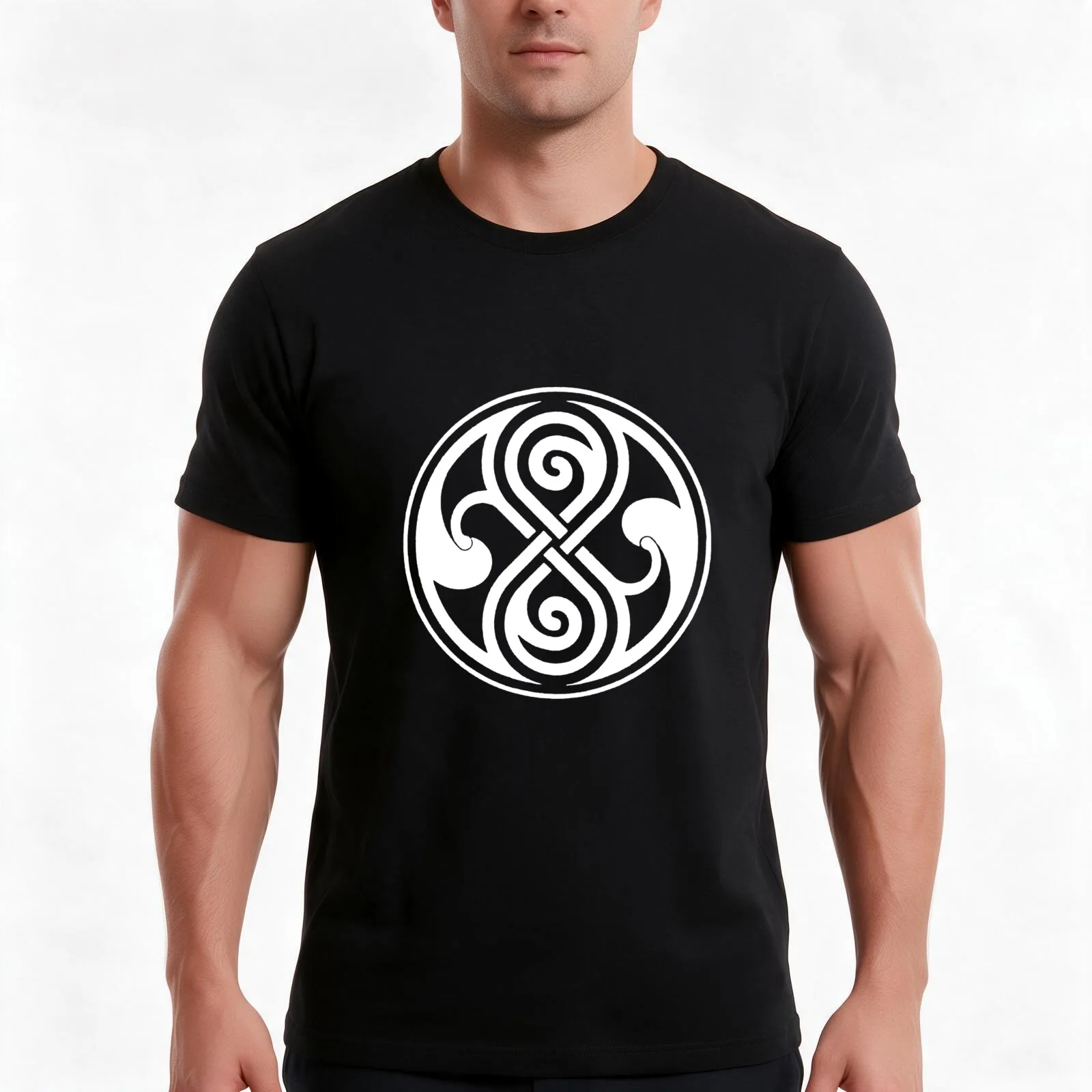 Science Fiction Alien Design T-Shirt Summer Casual Cotton Tee, Unisex Men Women