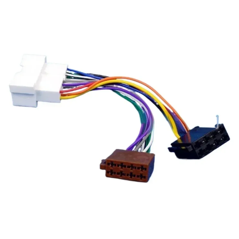 12V Power Car Radio ISO Adapter Cable Plug Harness Connector for Kia For Hyundai Santa Fe Sonata Accent  Elantra Getz Tucson