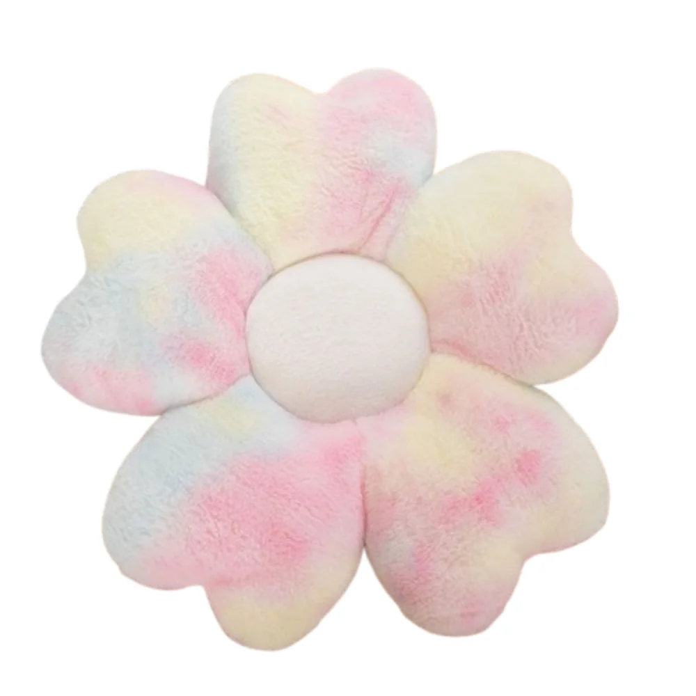 

Sofa Cushions Colorful Flower Pillow Fluffy Soft Petals Seat Cushion Hip Protective Back Cushion Christmas Decor