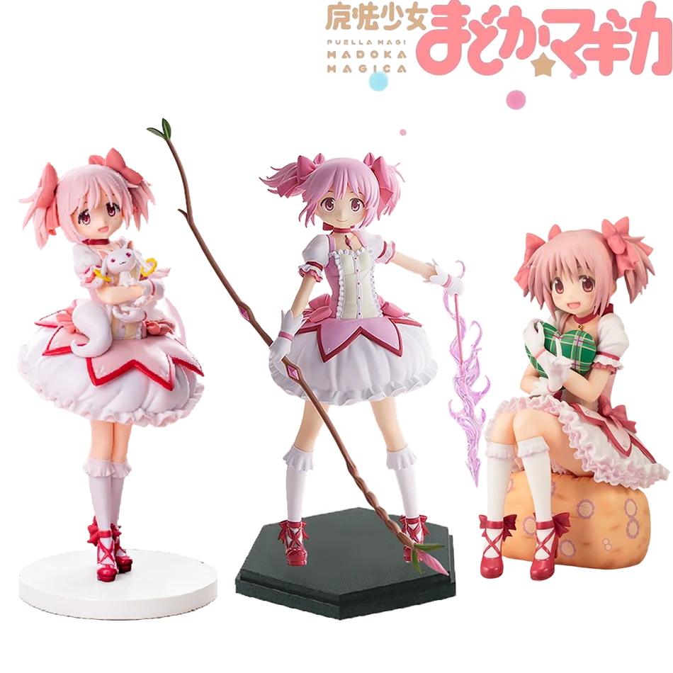 Nueva Figura de Anime PMMM, Chica Mágica, Kaname Madoka, Figura de Acción Kawaii, Linda Figura Coleccionable, Modelo de Juguete, Regalo de Cumpleaños