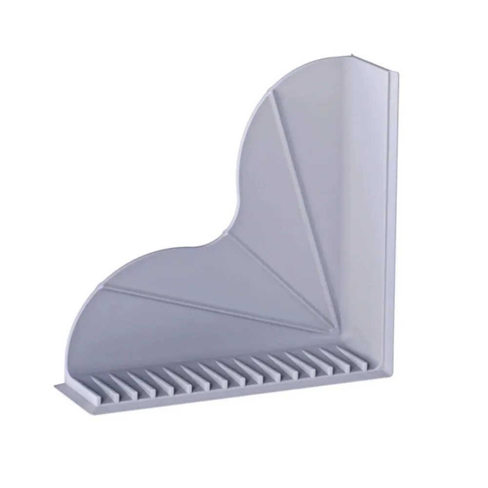 

Silicone Bathtub Corner Splash Guard Easy Install Removable Shower Waterproof Barrier Suction Cup Washbasin Water Baffle