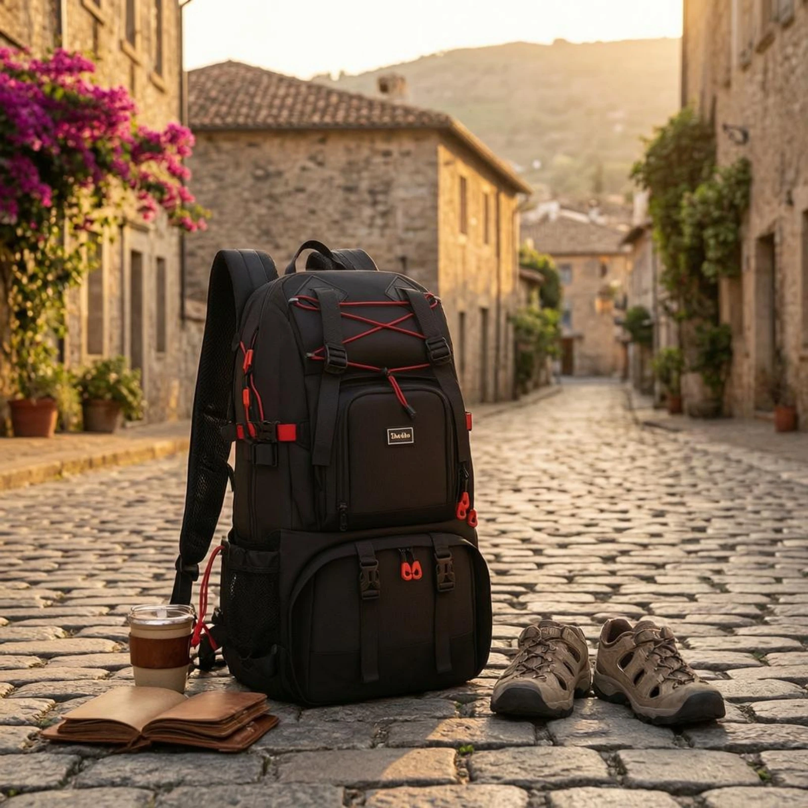 Camera Gear Backpack Structured Photography Backpack Outdoor Camera Bag Padded Divider Sections for Photographers