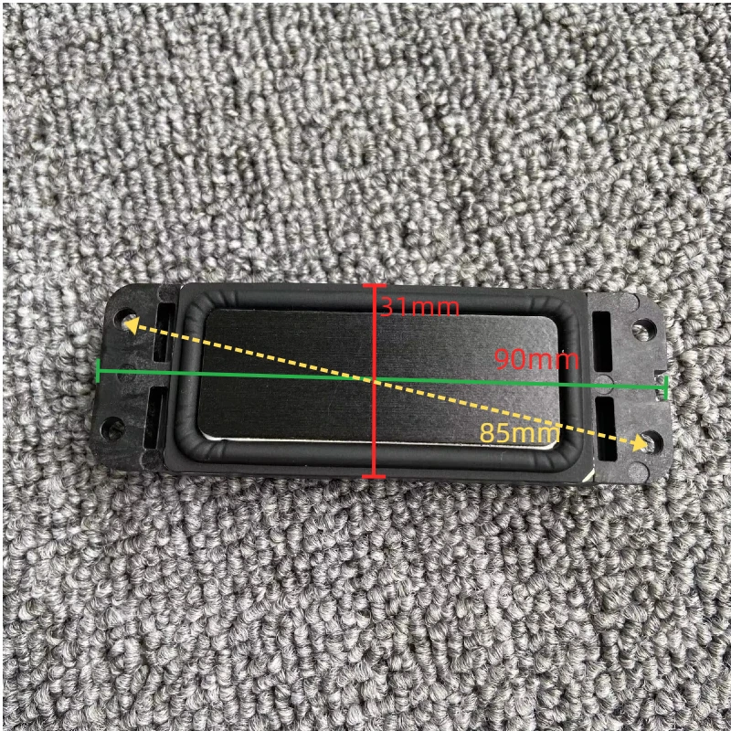 GHXAMP BMR flat diaphragm Dual neodymium full range speaker horn 6ohm 10W car seat audio devices diy Runway 30*90mm 2pcs