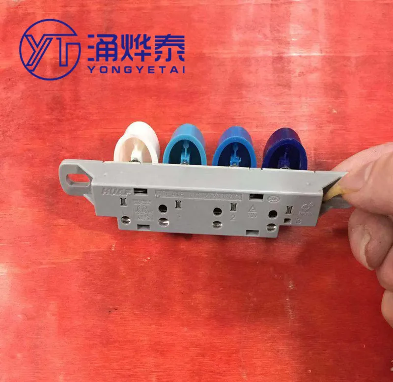 YYT 2PCS Oval 4-Button 3-Gear Key Switch-Electric Fan Accessories for Floor/Desktop Fan