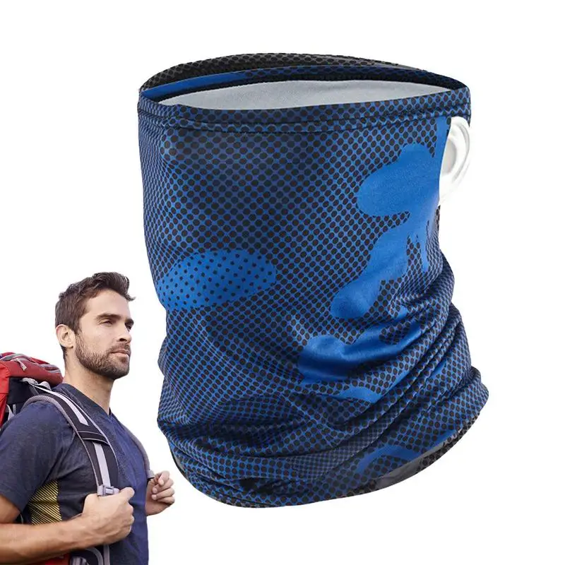 

Face Gaiter Summer Women Men Neck Gaiter Bandana Heat Insulation Face Bandana With 360-Degree Protection For Fishing Riding