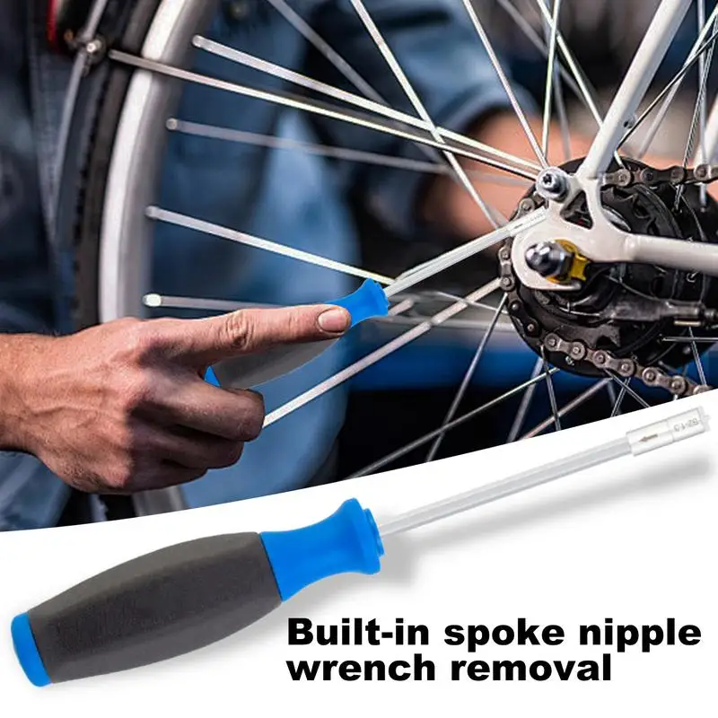 Spoke Nipple Insertion Tool Bikes Nipple Driver Tool Comfort Grip Bike Nipple Driver Tool For Spoke Lacing And Wheel Building