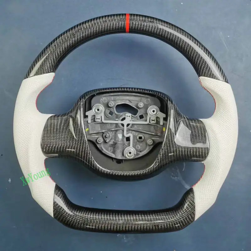 For Smart Fortwo W451 C451 2007-2014 Customized Real Carbon Fiber Car Steering Wheel
