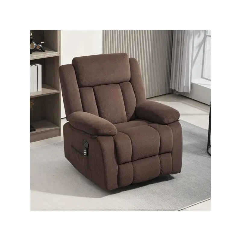 Fotel masujący do relaksu, ergonomiczny fotel wypoczynkowy z funkcją grzania i wibracji, idealny do użytku w domu i biurze
