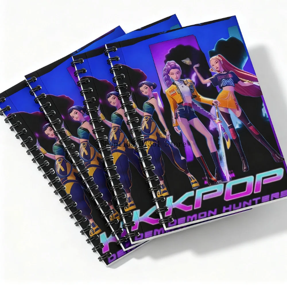 HEIßER K-pops Dämon Jäger Kawaii Anime Notebook Handgemalte Aufkleber für Studenten Nachricht Buch kinder Tagebuch Nachricht Buch