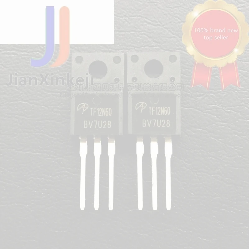 10pcs 100% orginal new Imported AOTF12N60 N channel 12A 600V TF12N60 field effect MOS tube TO-220 connection