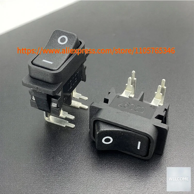 1pcs CHILY 3025 IP44 Boat Type Switch Button 4-pin 2-step High Current 16A Rocker Power Button