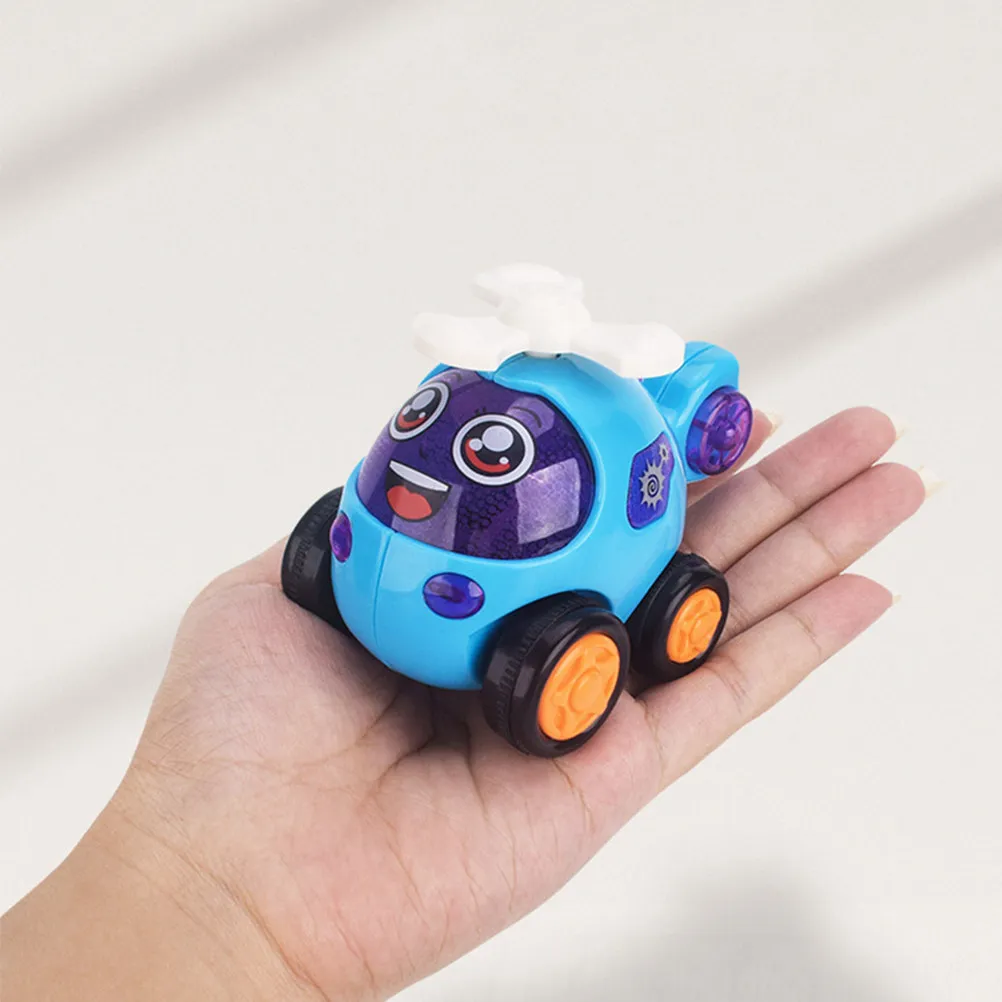 4 Pezzi Auto a Retrocarica Simulazione Resistente all'Usura Portatile Regalo per Bambini Accessori per Interni ed Esterni Giocattolo Auto in Plastica