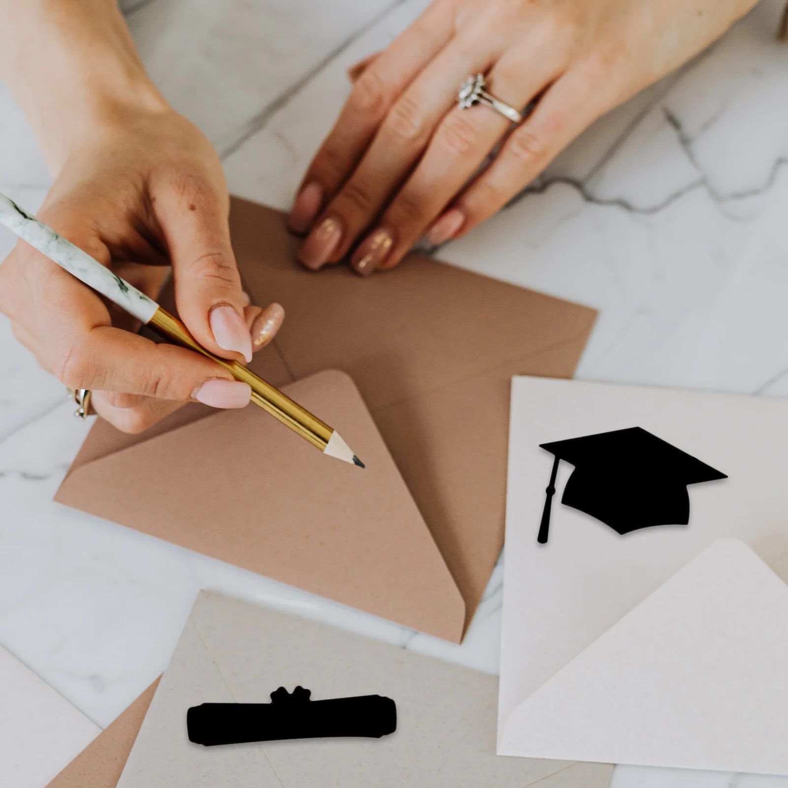 

Graduation Cap Cutting Die Stainless Steel Metal Cut Die Craft Dies for Scrapbook Photo Album Decor Graduation Craft