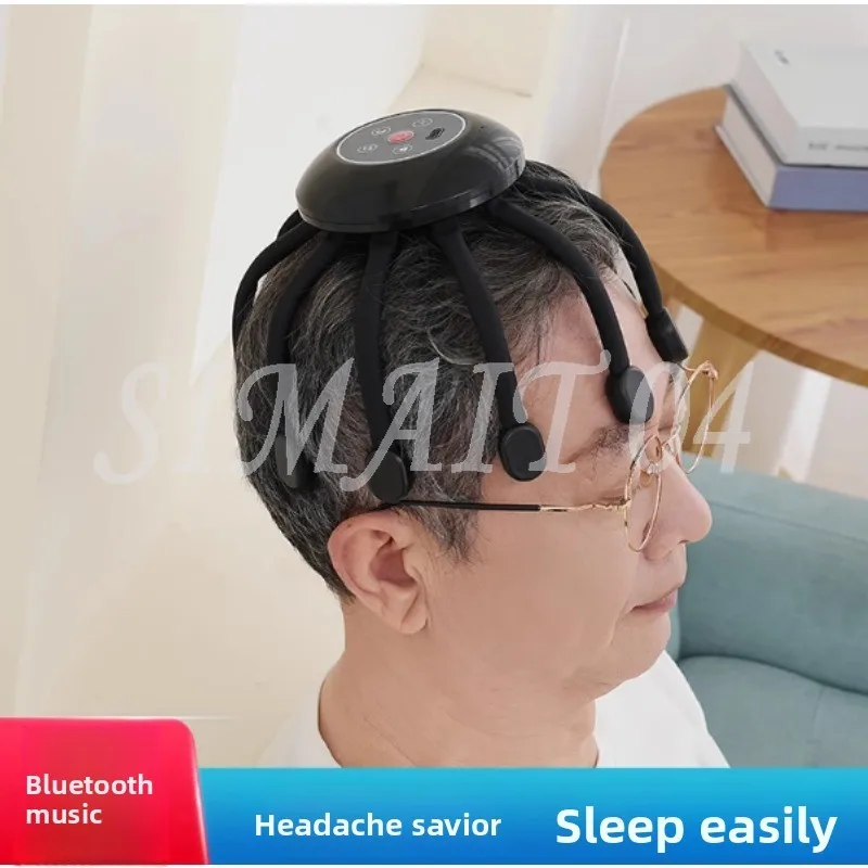 Octopus Heads Massage Stress Relief Head Body Relax Luxury Acupressure Compress Head  Scalp