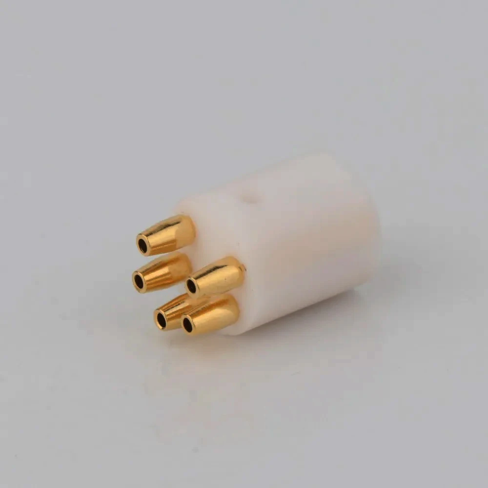 Preffair 5 Pins M DIN vergoldeter Stecker Plattenspieler Tonearm Buchse für REGA LINN ROKSAN PROJECT GRACE