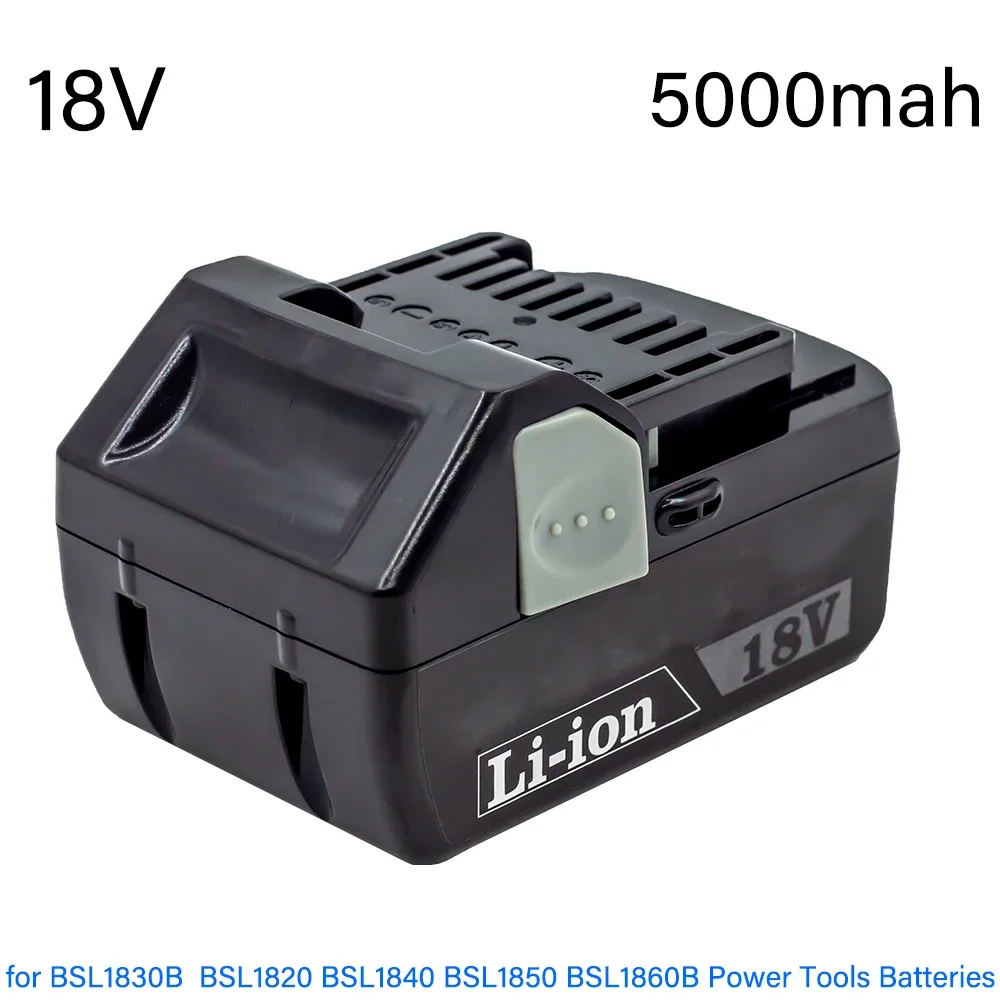 

18V 5000mAh For Hitachi Li-ion Power Tool Battery BSL1815X BSL1830 330067 330068 330139 330557