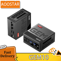 AOOSTAR GEM10 Mini PC AMD Ryzen 7 6800H 8 Core Up to 4.7GHz 32GB LPDDR5 RAM 1TB PCle 4.0 SSD WiFi6 Bluetooth 5.2 Adjustable BIOS