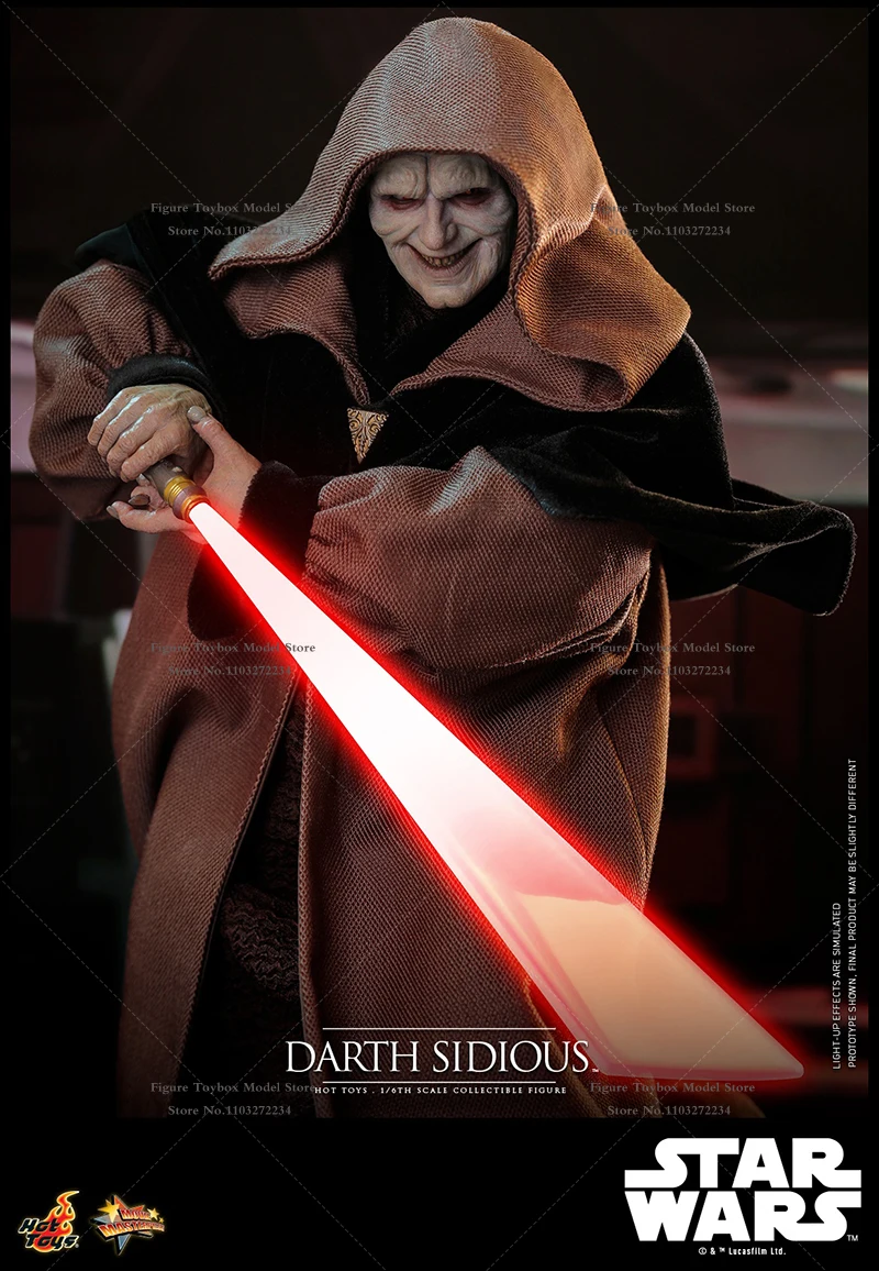 

HT MMS745 1/6 Collectible Darth Sidious Action Figure Star Wars Movie Role Simulation Delicate 12" HOTTOYS Figurine Model