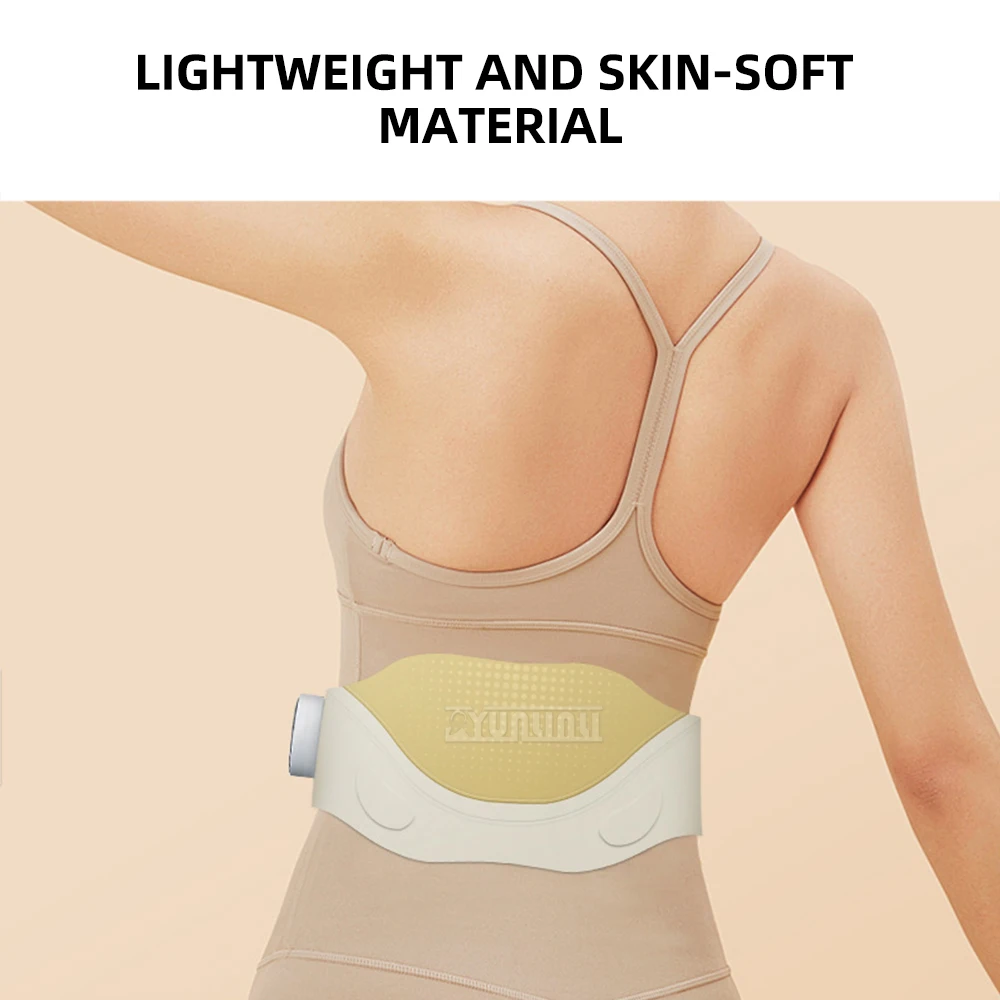 

High QualityEMS Heating Massage Belt Hot Compress Therapy Back Pain Relief Wrap for Sports And Fitness Recovery