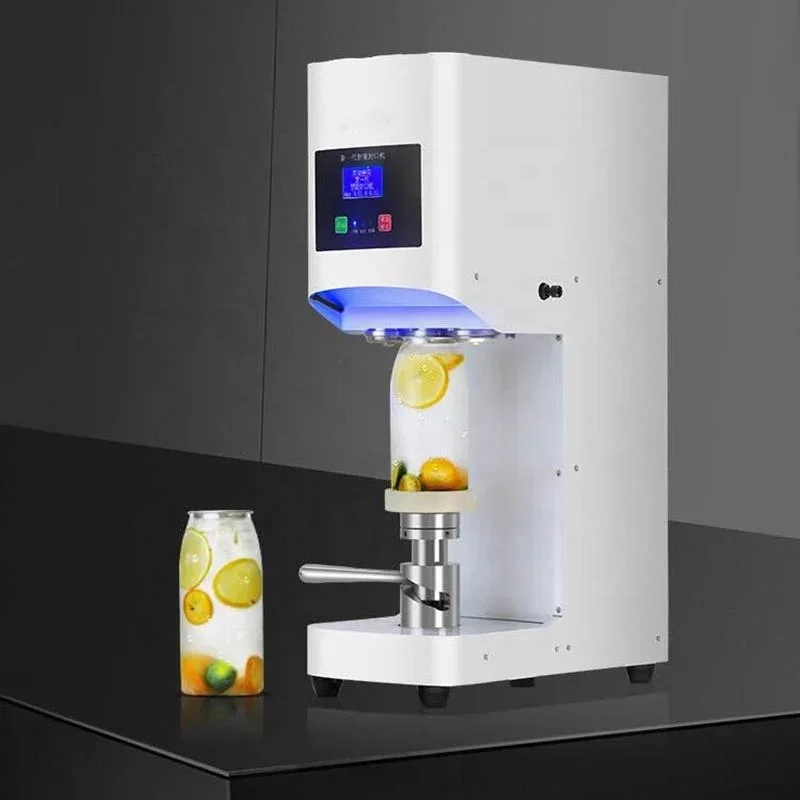 Automatic Beverage Cans Seamer Can Sealing Machine Milk Tea Shop Coffee Aluminum Sealer Machine Seal Machine