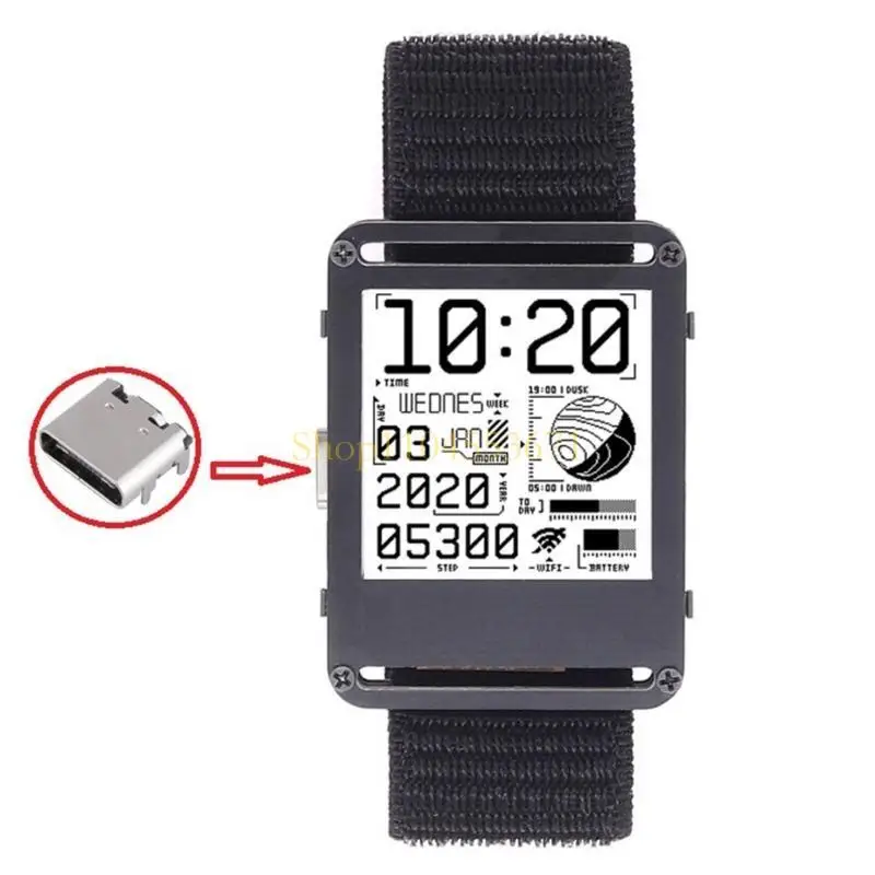 Best Seller Watchy 2.0 Smartwatch Wearable Watch with Single Color ePaper Screen, WiFi & Bluetooth-compatible Connection