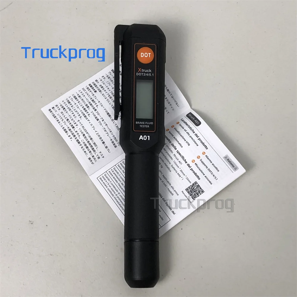 جهاز اختبار سائل الفرامل Xtruck AO1 يستخدم للكشف عن رطوبة سائل الفرامل وعرض ذكي قلم فحص تشخيص السيارة #5