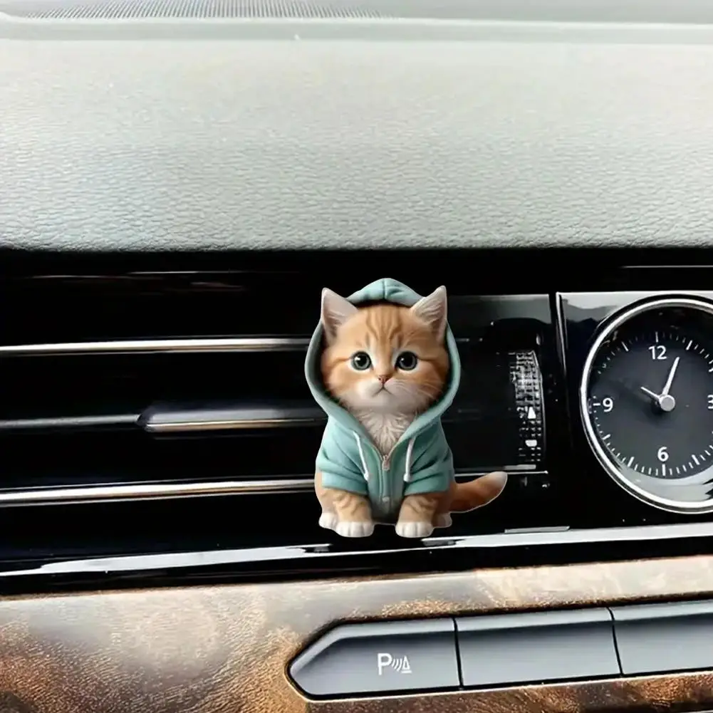 Car Cat Air Outlet Aromatherapy Long-lasting Fresh Elegant Deodorant Automotive Interior Accessories