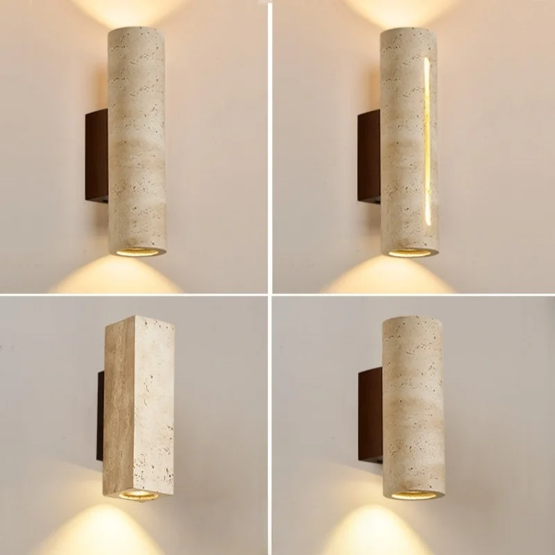 

Huangdongshi Japanese Style Wall Lamp Bedroom Bedside Homestay Outdoor Courtyard Ancient Balcony Outdoor Waterproof Wall Lamp