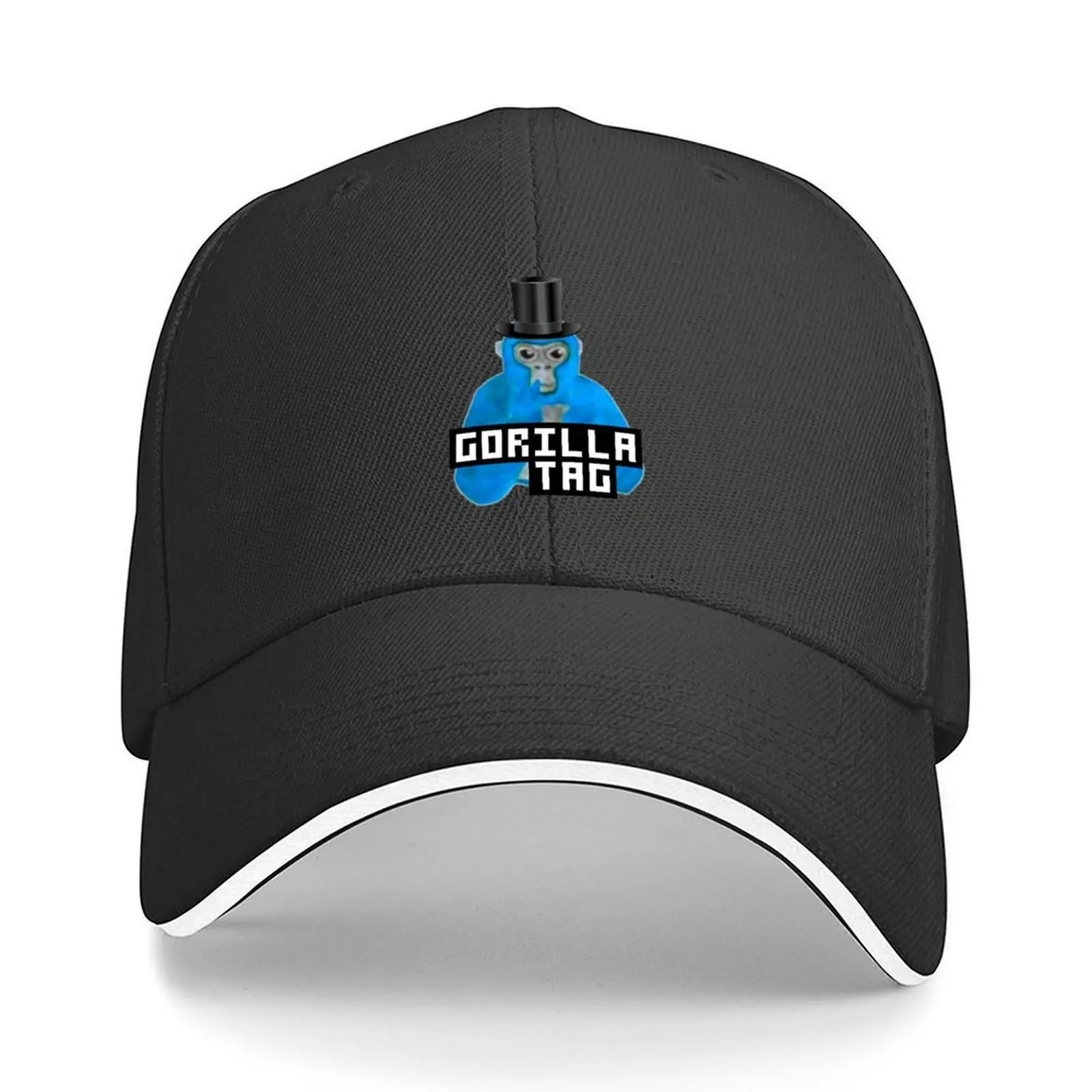 

Gorilla Tag Blue Monkey Top Hat Gorilla Monke Gorilla Tag PFP Maker by POLKART Baseball Cap Kids Hat For Women Men's