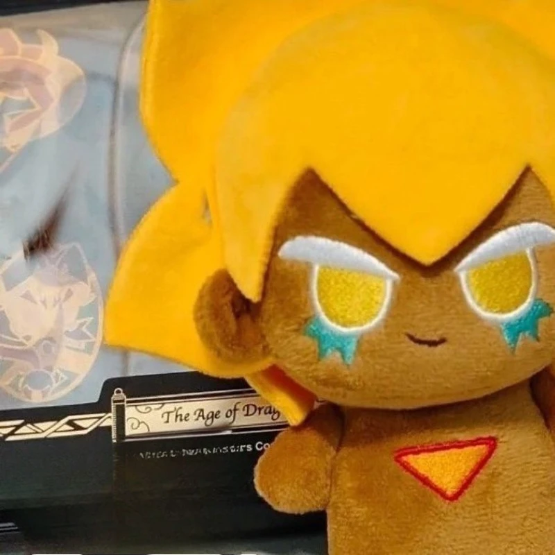 10cm anime jogo biscoito reino queijo dourado biscoito kawaii cosplay dango algodão boneca mini macio plushies brinquedo figuras decoração presentes