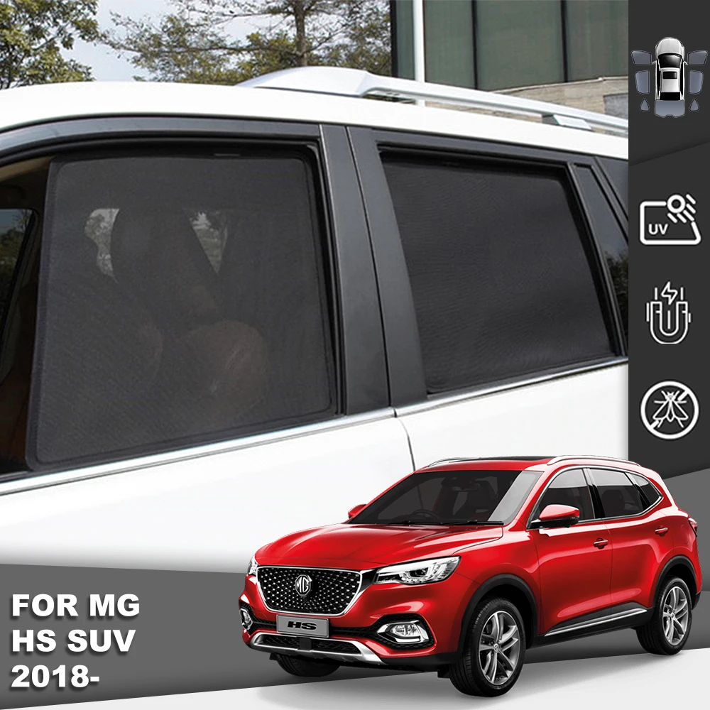 

For MG HS SUV EHS 2018-2023 2024 Magnetic Car Sunshade Visor Front Windshield Curtain Rear Side Baby Window Sun Shade Shield