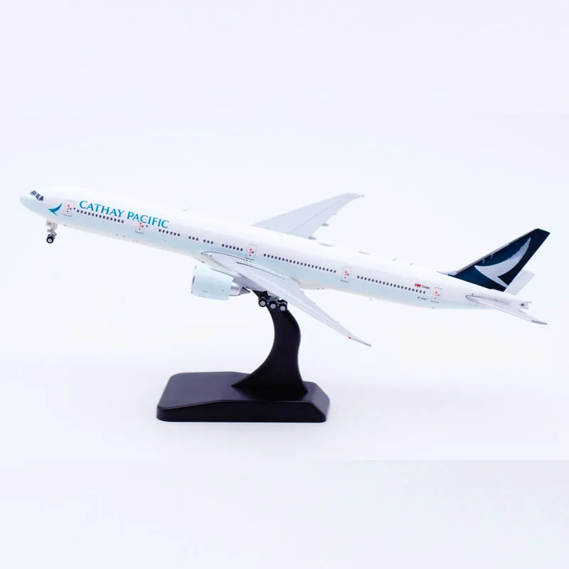 XX4984 Alloy Collectible Plane Gift JC Wings 1:400 Cathay Pacific Boeing B777-300ER Diecast Aircraft Jet Model B-KQT With Stand