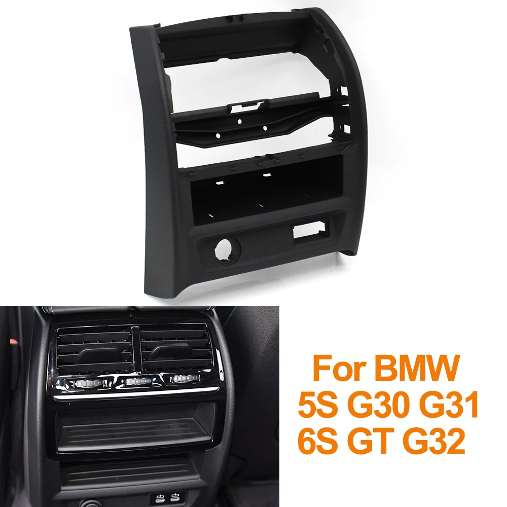 Rear Air Conditioner AC Vent Grille Out Frame Cover Trim For BMW 5 Series G30 G31 6S GT G32 51169493425