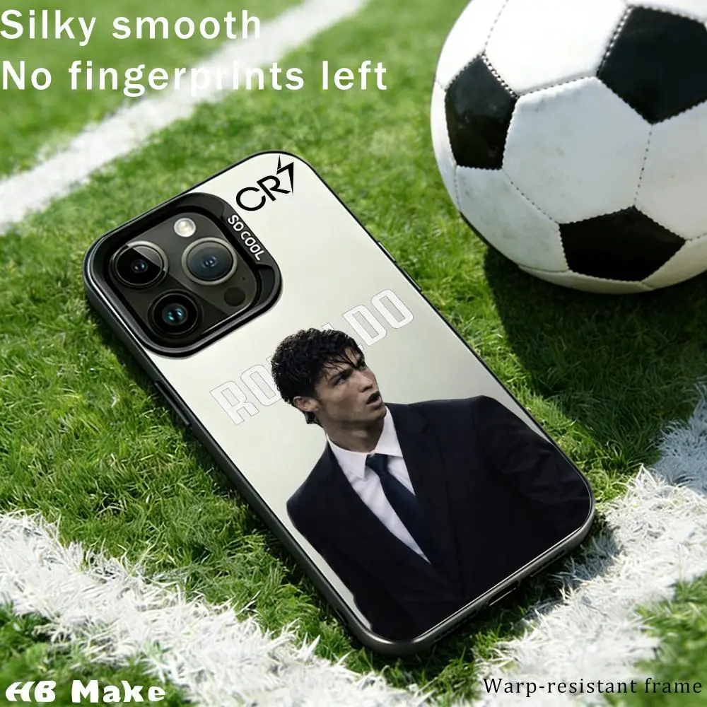 Чехол для телефона CooL R-ronaldo HANDSOMEMAN, серебристый, для iPhone 17, 16, 15, 14, 13, 12, 11 Pro Max Plus