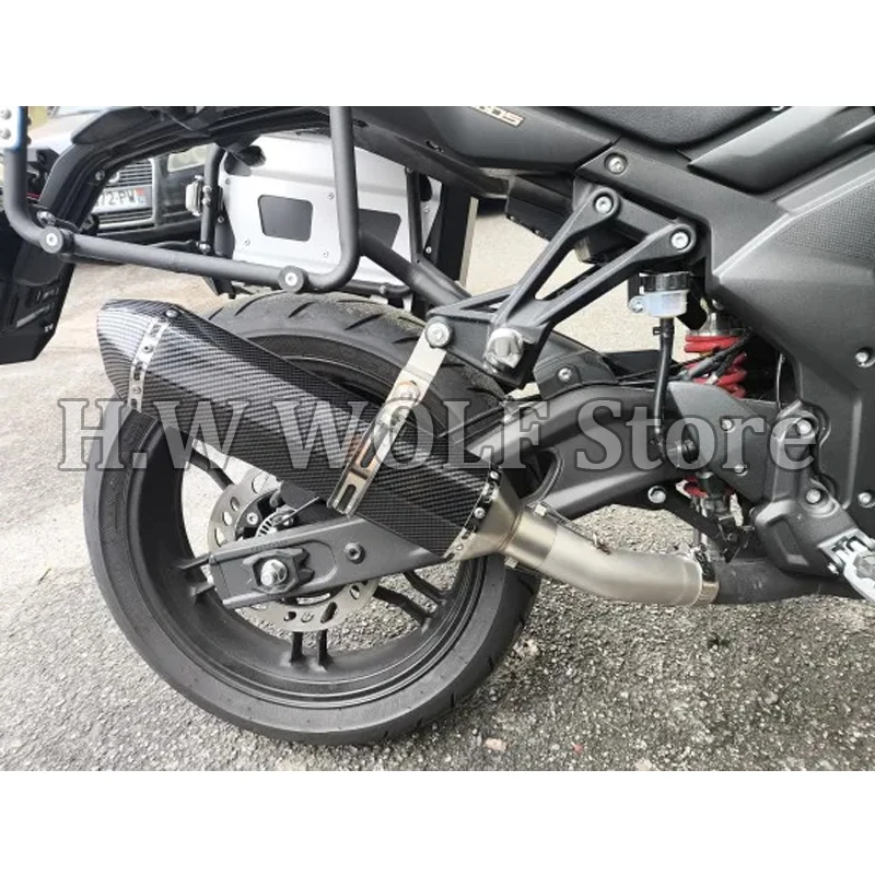 Slip On For VOGE 300DS 800 Rally 2020 - 2026 Motorcycle Exhaust System Modify Middle Link Pipe Connect 51MM Muffler Esacpe Moto