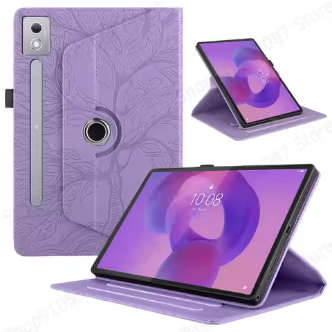 Coque For Lenovo Idea Tab Pro Case tb373fu 360 Rotating PU Leather Stand Tablet Funda For Idea Tab Pro 12.7 Case Cover