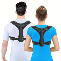 Posture Corrector for Men and Women - Upper Back Brace Straightener with Adjustable Breathable Clavicle Support