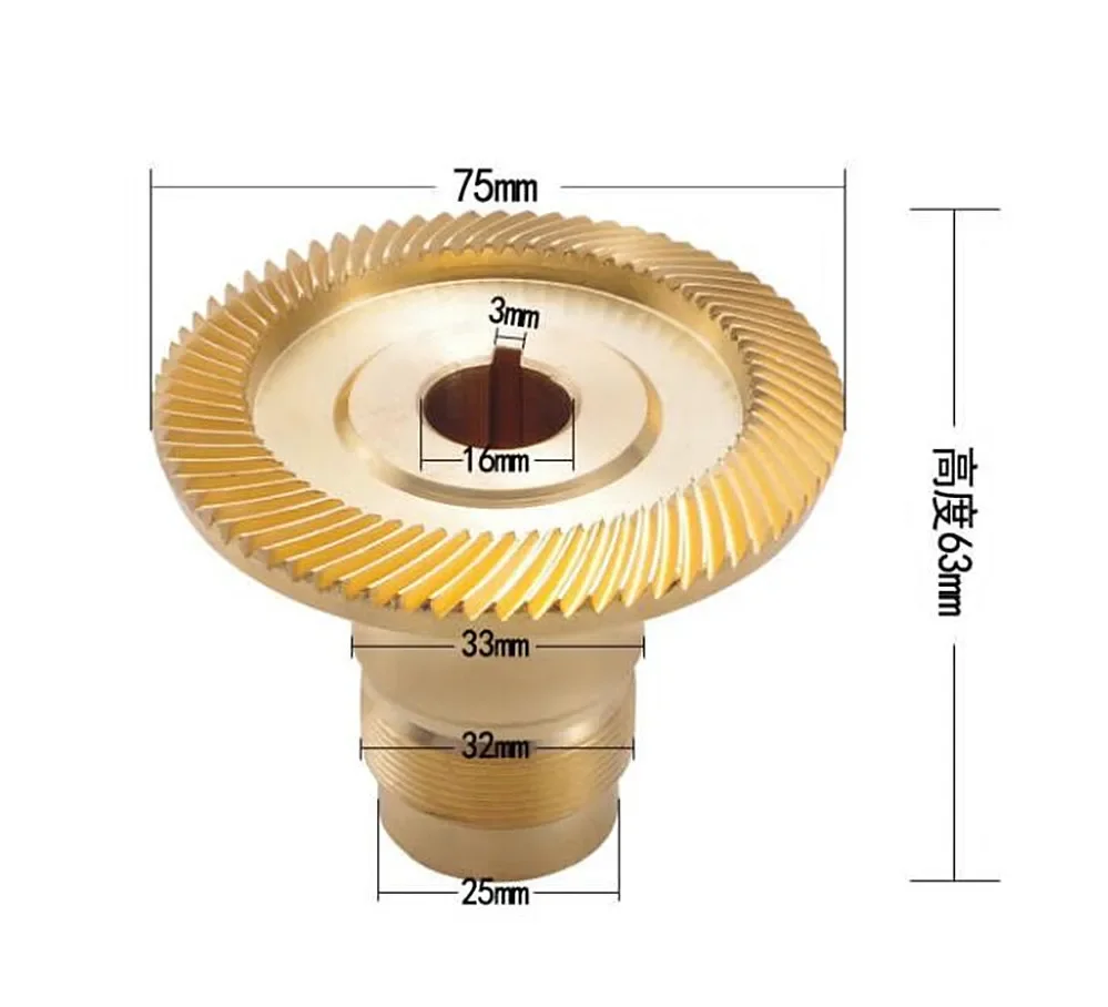 Milling Machine Part Servo Power Feed Type The CNC Mill Bronze Gear Tool For TON-E Bridgeport Part