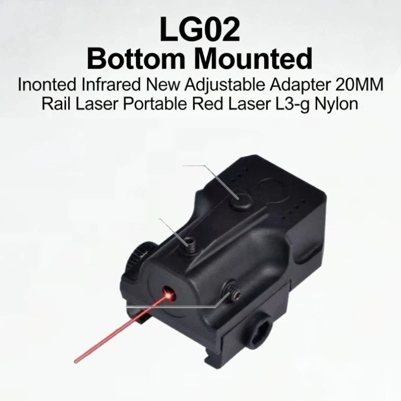 High Precision Adjustable LG02 Infrared Red 20mm Rail Mount L3-g Nylon Portable Sight