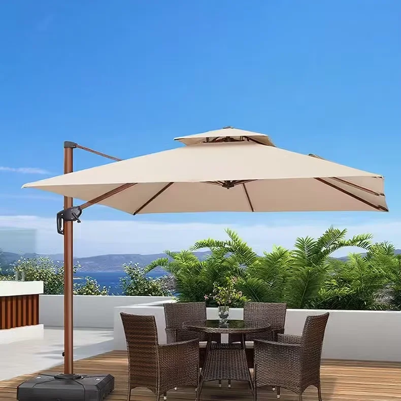 

Уличный коммерческий зонт-парасоль Villa Garden из утолщенного акрила, складной, водонепроницаемый, ветрозащитный, с возможностью индивидуального заказа