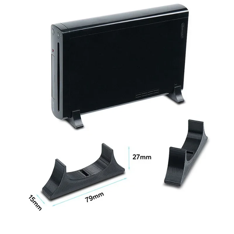Flach montierte Unterstützung Spiele konsole horizontale Halterung Kühl füße für Nintendo Wii U