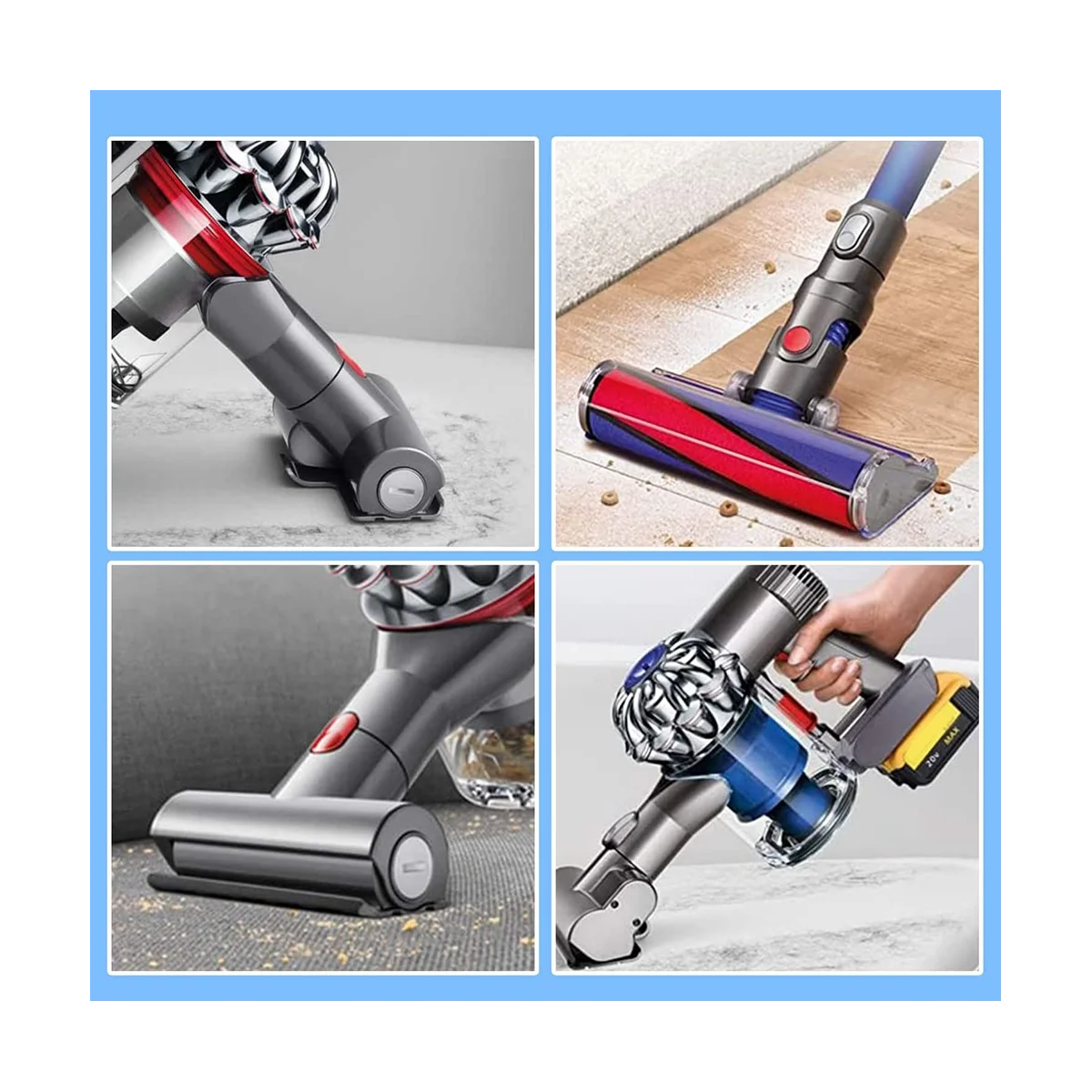 Адаптер A57G-V6 для литий-ионного аккумулятора Makita 18 В, преобразователь в инструмент Dyson V6, для аккумулятора Makita 18 В BL1830 BL1850