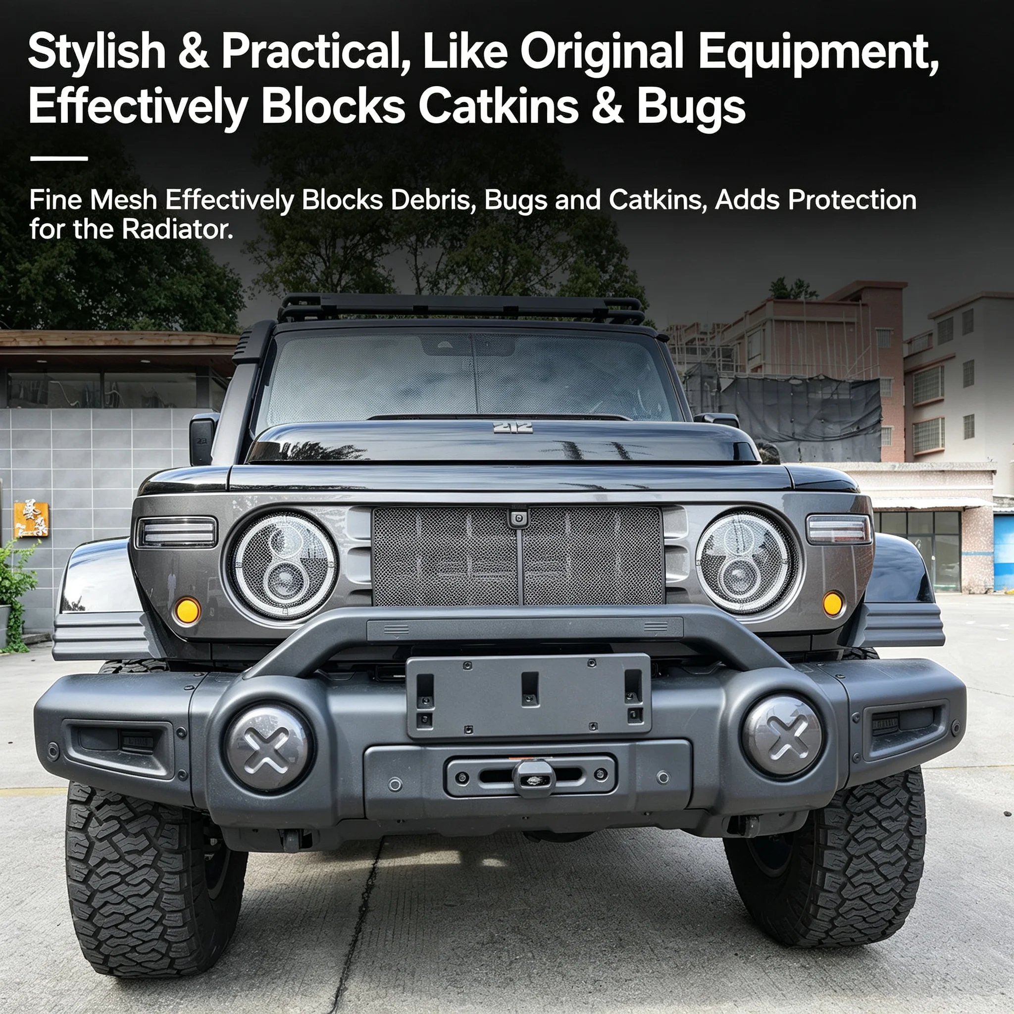 For BAW 212 T01 EMC 212 Buckle Type Insect Proof Grille Water Tank Mosquito Specially Designed for Front Face Modification