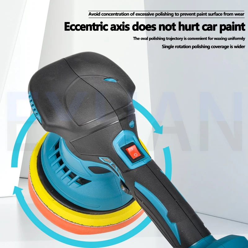 Cordless Car Polisher Electric Waxing Machine Electric Polisher Wireless Automobile Car Polishing Machine Sealing Glaze Machine