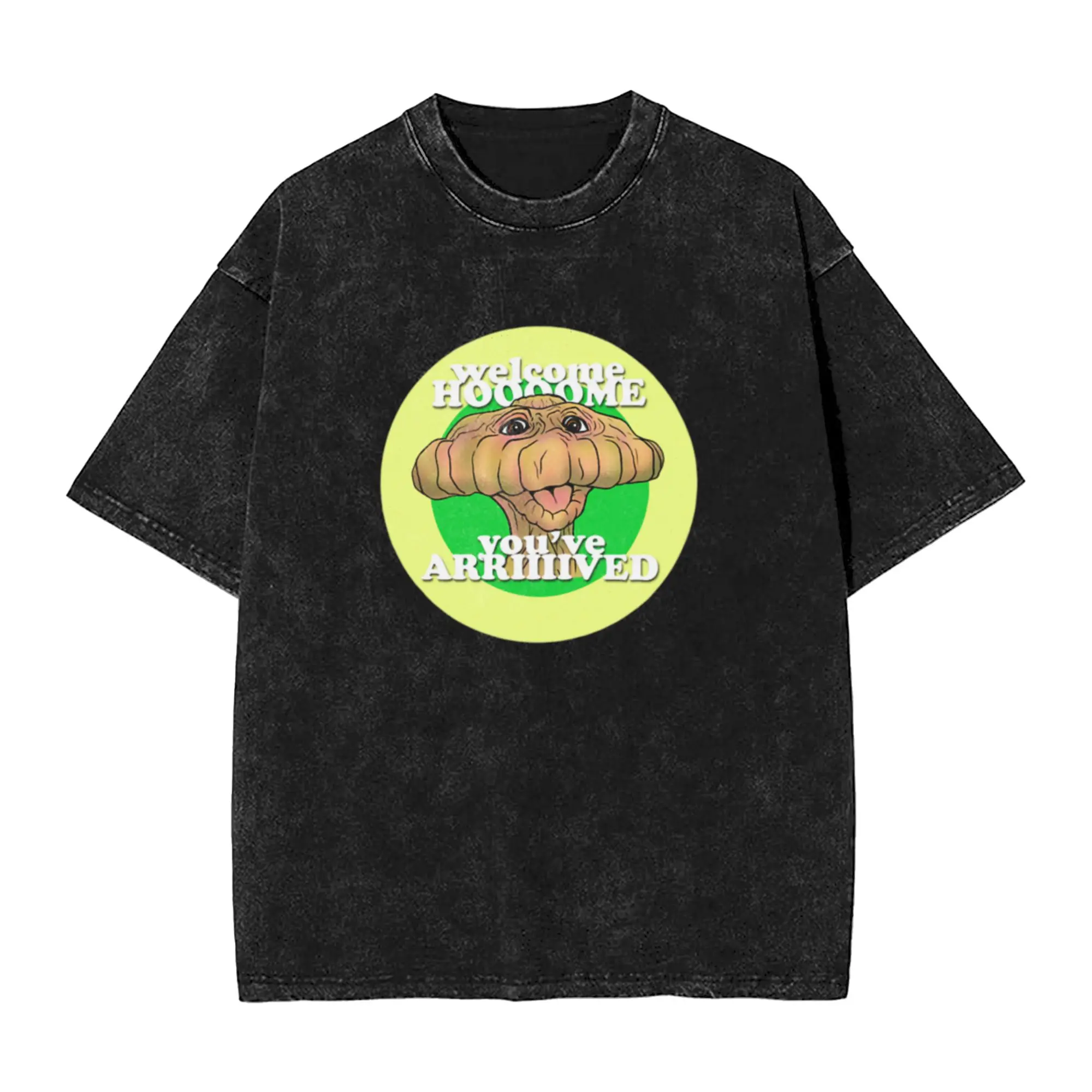 Welcome Home  You ve Arrived! (Circle)  Unique Chic A Vintage Oversized Cotton Unisex T-Shirts