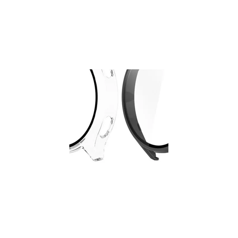 Hard PC Bumper Case +Tempered Glass Film Anti-Scratch Hard PC Bumper Full Cover Shell Screen Protector Case for Xiaomi Watch 2