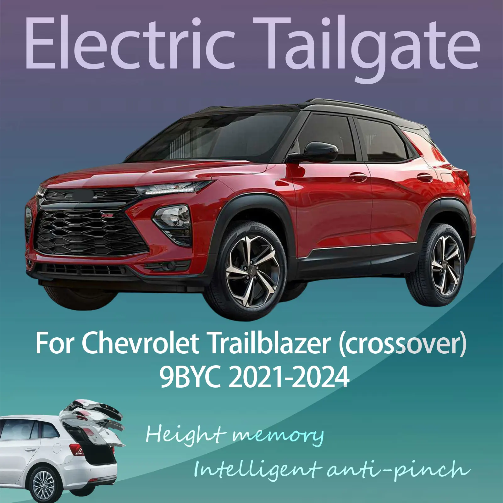 For Chevrolet Trailblazer crossover SUV 9BYC 2020+ Electric Tailgate Hands Free Operation Electric Trunk Suction Smart Control